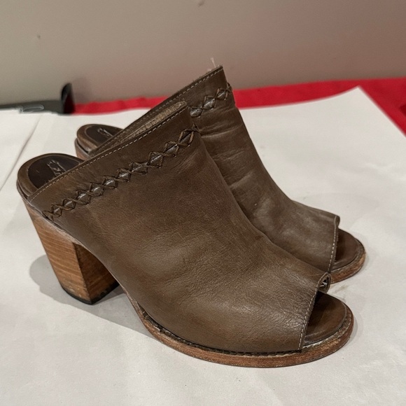freebird Shoes - Freebird Brown Leather Mules